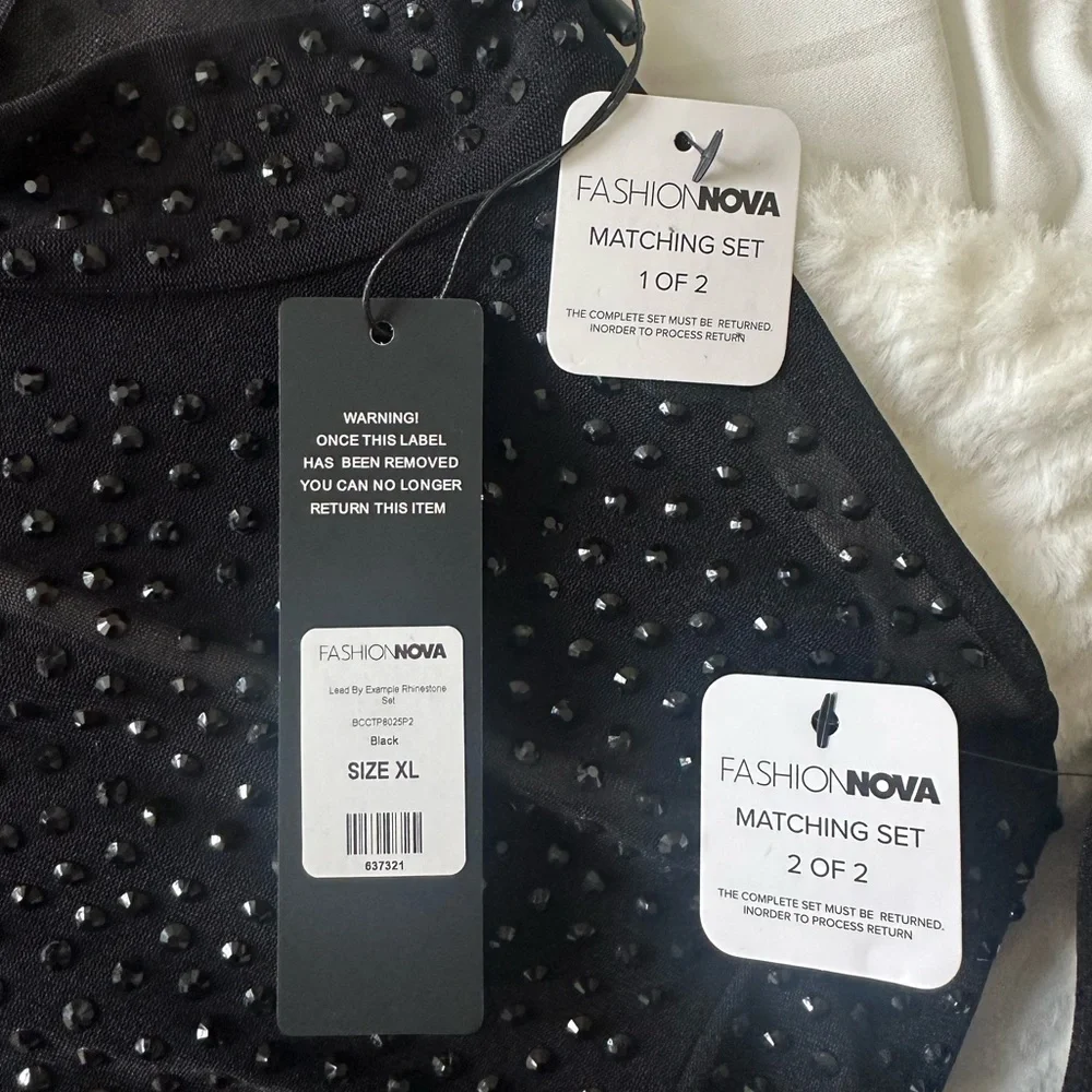 Two Piece Rhinestone Set - Picture 6 of 7